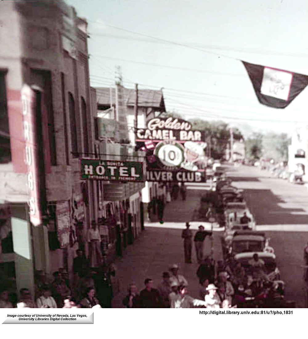 Silver Club along with the Golden Camel and La Bonita Hotel on N 1st in early Las Vegas.